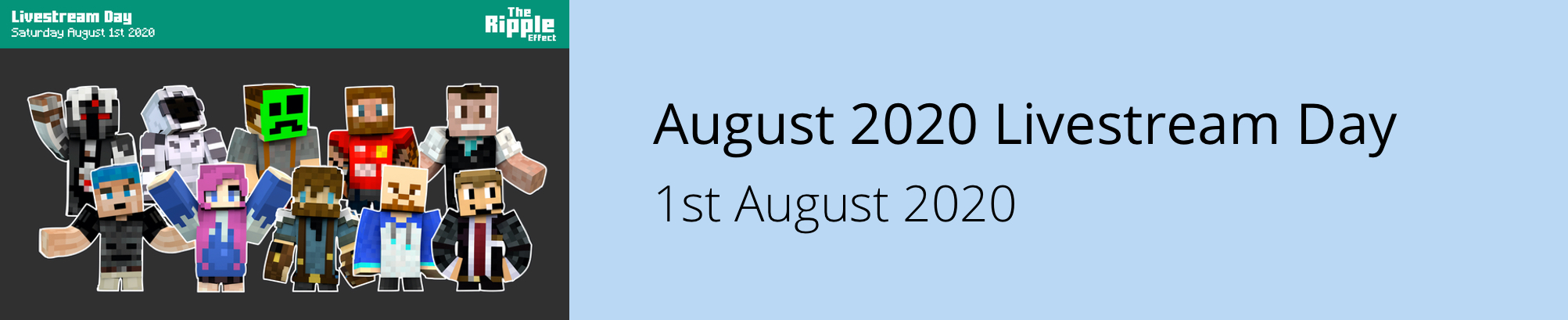 August 2020 Livestream Day